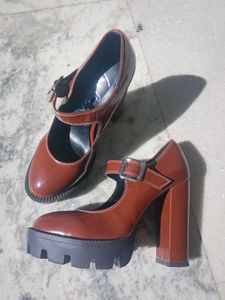 Y2K London Rag Platform Heels