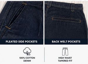 ZARA High-Waist Straight Leg Jeans