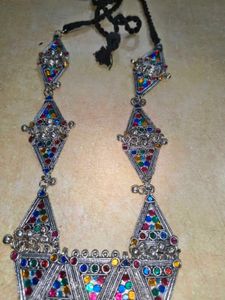 Bohemian Multicolored Choker Necklace