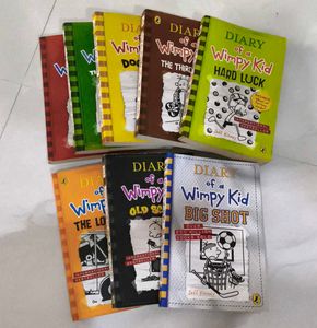 Diary of a Wimpy Kid Mega Collection- 8 books