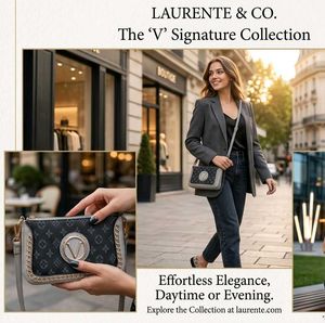Stylish V Monogram Crossbody Bag