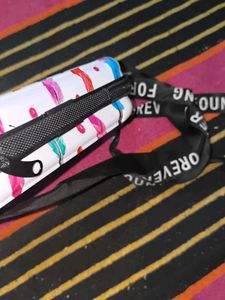 Feather Print Crossbody Bag