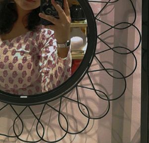 VIRAL WHITE-PINK BACK TIE FLORAL KURTI🎀🩷