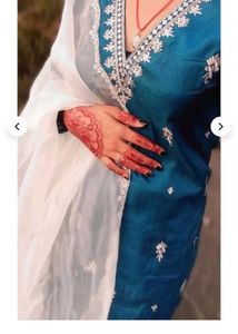 Elegant Teal Kurta Set with Dupatta