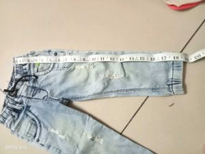 Kids Light Wash Distressed Jeans