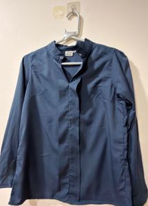 Vero Moda Navy Blue Formal Shirt