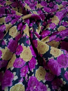 beautiful floral print dress material