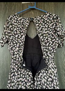 Chic Floral Print Mini Dress