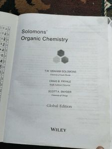 Solomons Organic Chemistry Book