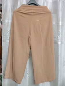 Cute Tan Casual Cropped Pants