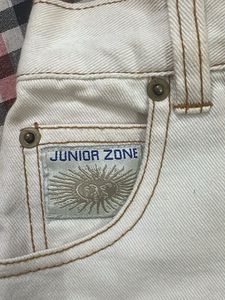 White Denim Shorts