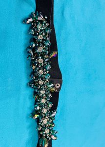 Embellished Elastic Belt