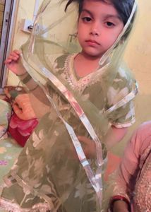 olive green girl ethnic. set
