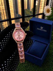 SWAROVSKI SW-GL-01 ELEGANCE WATCH ⌚💚✨*
