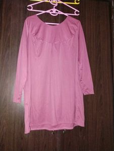 Solid Mauve (onion pink) stretchable top