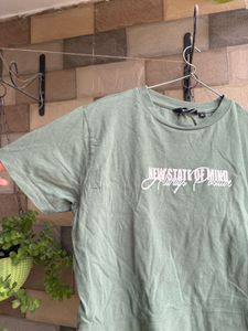 Zudio Green Cropped T-Shirt