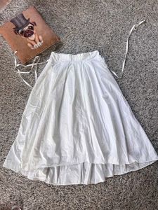 White Ethnic Skirt