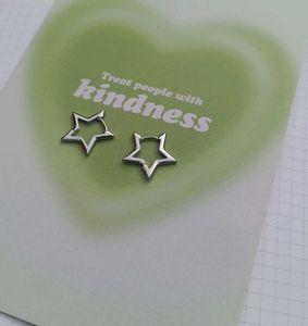 Cute Star Shaped Hoop Earrings