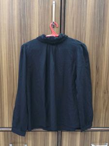 Elegant Black Long Sleeve Top