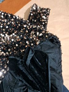 Ready to wear lycra Saree with Sequin Blouse