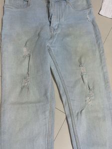 Light Wash Denim Jeans