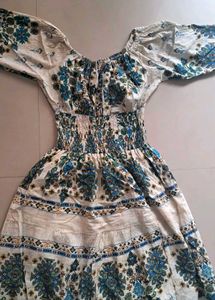 printed gown for everyday casuals