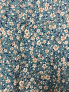 Green Floral Top, can give in min coin
