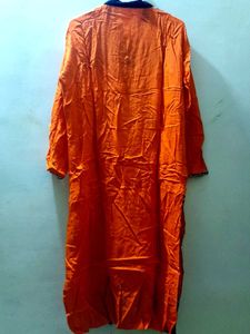 🟠Stylish Orange &amp; Print Kurti