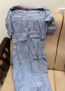 Blue Striped Kurta