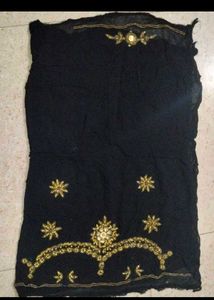 Designer Embroidered Black Blouse material