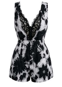 ♡ Y2K Pinteresty lace sexy romper ♡