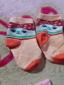 Cute Baby Girl Socks - Pack of 6