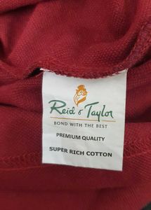 Men's Maroon Polo T-Shirt -Reid &amp; Taylor make ,