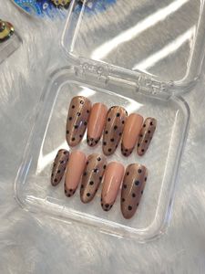 Polka Dot Press-On Nails