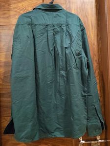 Classic Dark Green Button-Up Shirt