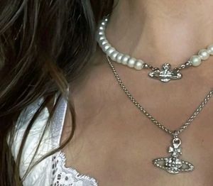 ✨ Elegant Y2K Pearl Layered Necklace ✨