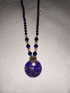 Blue Beaded Necklace
