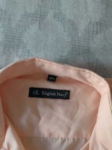 Peach Button-Up Shirt
