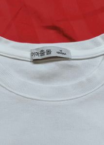 Classic White Crew Neck T-Shirt