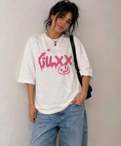 Graphic Print White T-Shirt
