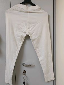 Cream High Waisted Leggings