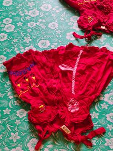 Adorable Red Ruffle Dress[buy 1 product]