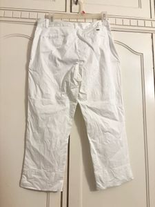 Tommy Hilfiger White Cropped Pants