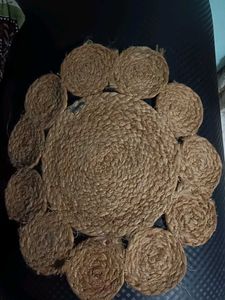 Handwoven Jute table Mat