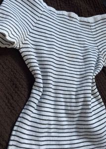 🚨🚨sale stripped off shoulder top