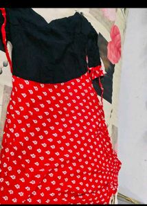 Beautiful Red Floral Maxi Dress
