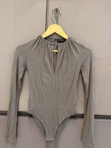 Ribbed Long Sleeve Bodysuit