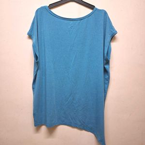 Blue V-Neck Tee