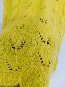 Yellow Knit Tank Top