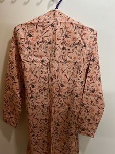 Stylish Floral Print Kurta